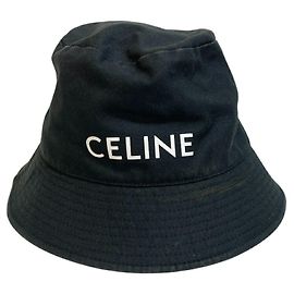 Céline Celine Black Bucket Hat Black