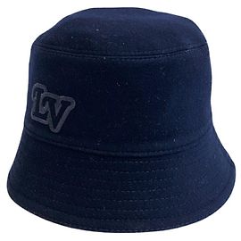Louis Vuitton Navy & Red Wool Bucket Hat Red Navy blue