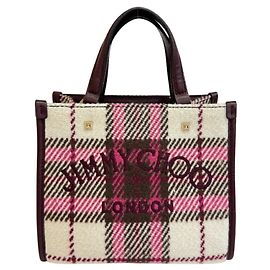 Jimmy Choo Varenne Mini Tote Bag Weiß Rot