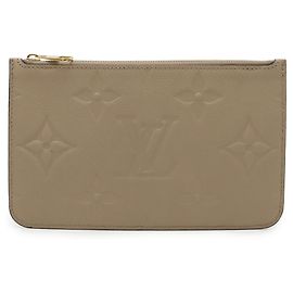 Pochette Neverfull MM in Monogram Empreinte Louis Vuitton Grigio