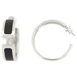 Hermès NEUE HERMES OLYMPE H081898CK89 PALLADIUM OHRRINGE Silber