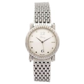 RELOJ DE MUJER POIRAY MA SECONDE 316L 29MM ACERO PALIADO QUARTZ Plata