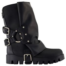 Dolce & Gabbana Stiefeletten - Dolce&Gabbana - Leder - Schwarz Schwarz