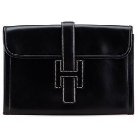 Hermès Caixa de Bezerro Jige 29 Preto