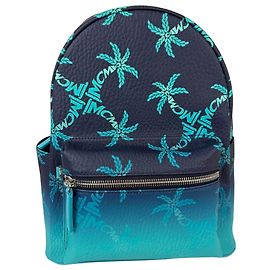 MCM Stark Rucksack aus Palm-Canvas in blauer Keramik-Gradation Blau