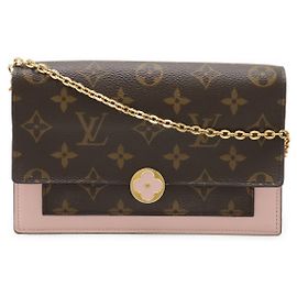 Borsa a Spalla 2 in 1 Portefeuille Flore Monogram Louis Vuitton Rosa