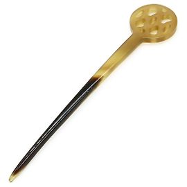 Hermès Rocaille Buffalo Horn Hair Accessory Brown