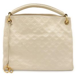 Bolsa de Ombro Artsy Monogram Empreinte Louis Vuitton Branco