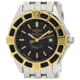 Relógio de pulso em quartzo Breitling Lady J em ouro 18K e aço Outro