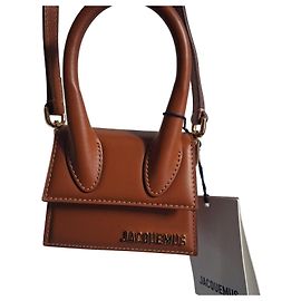 Mini bolsa Jacquemus Le Chiquito em couro marrom Marrom