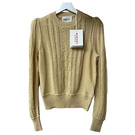 Isabel Marant Etoile Kalyn Strickpullover Baumwolle Gelb Gelb