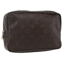 LOUIS VUITTON Trousse Toilette Monogram 23 Borsa Clutch M47524 LV Auth bs33129 Monogramma