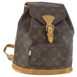 LOUIS VUITTON Monogram Montsouris MM Backpack M51136 LV Auth BA10222 Monogram