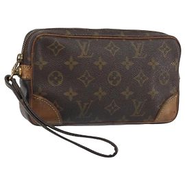 LOUIS VUITTON Pochette Marly Dragonne PM Monogram M51827 LV Auth bs32758 Monogramme