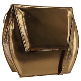 BALLY Bolsa de Ombro de Couro Tom Ouro Auth BA10280 Outro