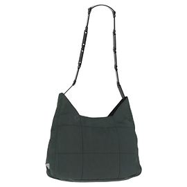 PRADA Tote Bag aus Nylon Khaki Silber authentisch bs33043 Silber Khaki