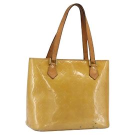LOUIS VUITTON Handtasche Houston Monogram Vernis Beige M91004 LV Auth ka2099 Beige