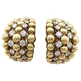 Orecchini Boucheron, 'Grain de raisin' in oro giallo e diamanti. Altro