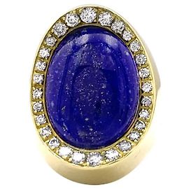 Autre Marque Anello Aldebert, oro giallo, lapislazzuli e diamanti.35055A Altro