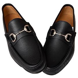 Mocasines Gucci de cuero negro Negro