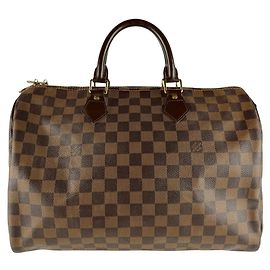 Bolsa Louis Vuitton Damier Speedy Bandoulière 35 Damier ebene