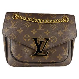 Sac à épaule Monogram Passy de Louis Vuitton Marron