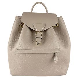 Louis Vuitton Monogram Empreinte Montsouris PM Backpack Grey