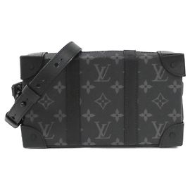 Bolso de hombro cartera Soft Trunk Monogram Eclipse de Louis Vuitton Negro