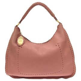Bolsa de Ombro Fendi SELLERIA Rosa Roxo