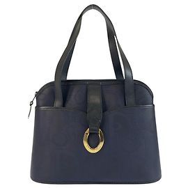 Christian Dior Vintage Trotter Handbag Navy blue