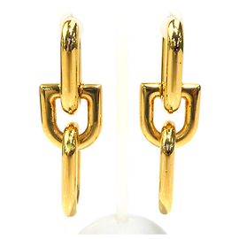 Boucles d'oreilles pendantes en métal doré Balenciaga Doré