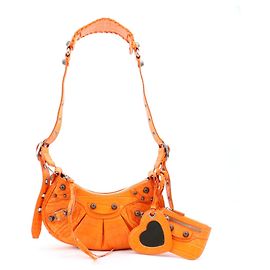 Bolsa de Ombro Le Cagoule XS da Balenciaga Laranja