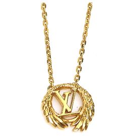 Collier Louis Vuitton Doré