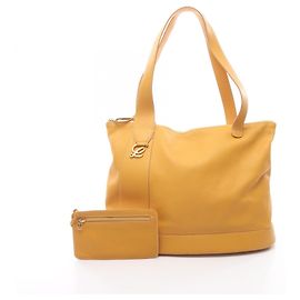 Gelbe Leder-Tote von Loewe Gelb