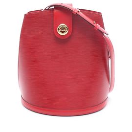 Sac à épaule Cluny Louis Vuitton en cuir Epi rouge Rouge