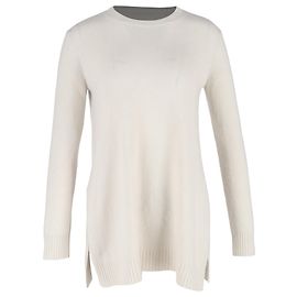 Oversized-Pullover Selina aus weißer Wolle von Max Mara Weiß