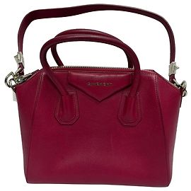 Sac à main Antigona Small en cuir de chèvre bordeaux de Givenchy Rouge Bordeaux