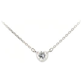 Autre Marque Collar de diamantes 4℃ PT850 Plata