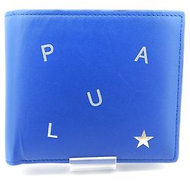 Paul Smith Leather Bifold Wallet Blue
