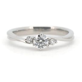 Autre Marque Lazare Diamond PT950 Diamantring Silber