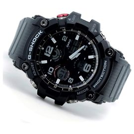 Autre Marque Casio G-SHOCK MUDMASTER Edelstahl-Uhr Schwarz