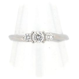 Autre Marque D&D144 PT900 Diamantring Silber
