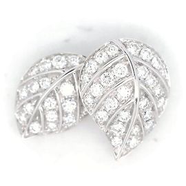 Autre Marque Picchiotti Au750 Diamond Leaf Pendant Silvery