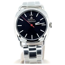 Vivienne Westwood Edelstahl-Uhr Blau