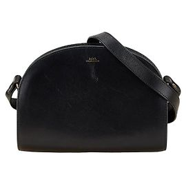 Apc Borsa a spalla in pelle A.P.C. Nero