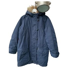 Parka Felton Isabel Marant Etoile Blu Navy Cotone Blu navy