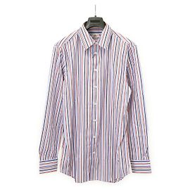 Camisa de algodón Etro Azul