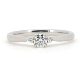Autre Marque Niwaka PT950 Diamantring Silber