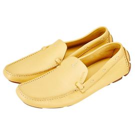 Prada Leder-Fahrerschuhe Gelb