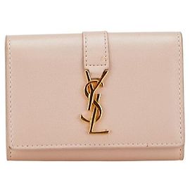 Yves Saint Laurent Saint Laurent Leather Key Case Pink